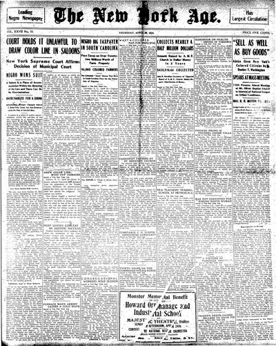 New York Age, Apr 23, 1914
