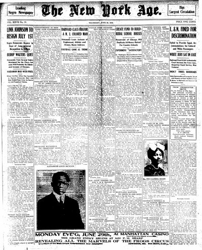 New York Age, Jun 25, 1914