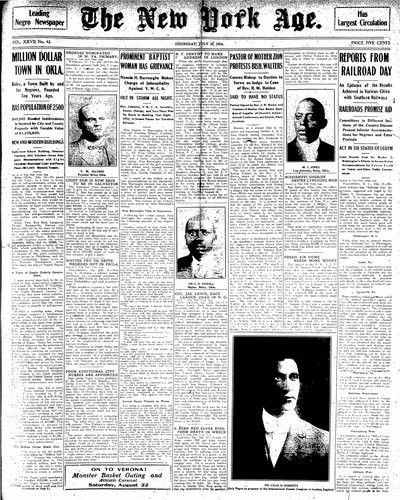 New York Age, Jul 16, 1914