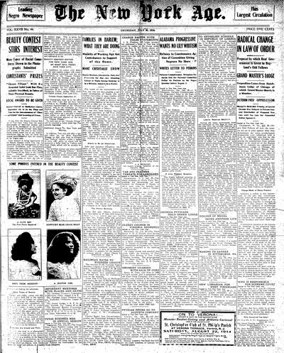 New York Age, Jul 30, 1914