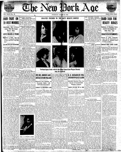 New York Age, Aug 27, 1914