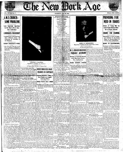 New York Age, Oct 22, 1914
