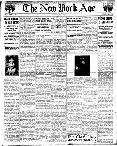New York Age, Nov 19, 1914
