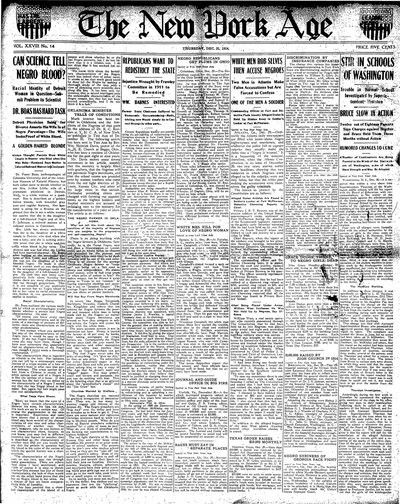 New York Age, Dec 31, 1914