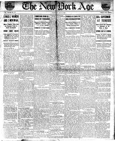 New York Age, Jan 21, 1915