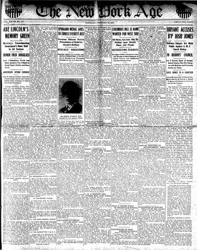 New York Age, Feb 18, 1915