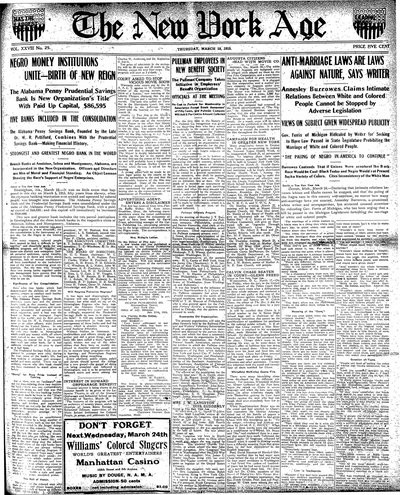 New York Age, Mar 18, 1915