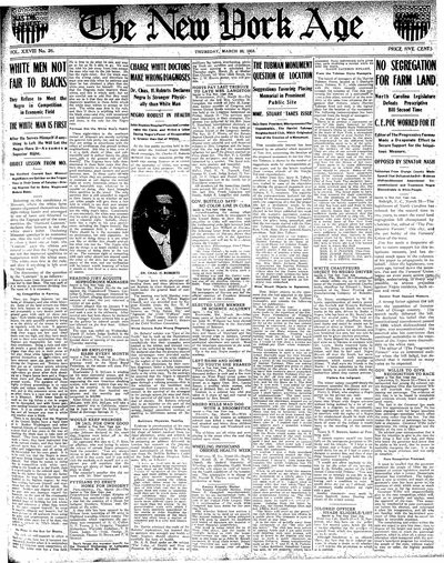 New York Age, Mar 25, 1915