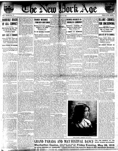 New York Age, May 27, 1915