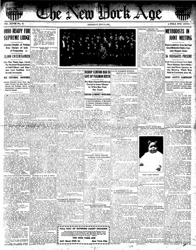 New York Age, Jul 8, 1915