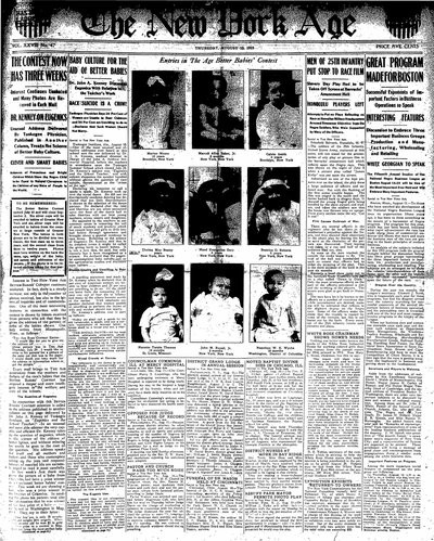 New York Age, Aug 12, 1915