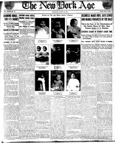 New York Age, Aug 26, 1915
