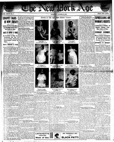 New York Age, Oct 14, 1915