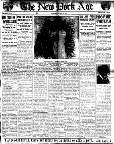 New York Age, Jan 20, 1916