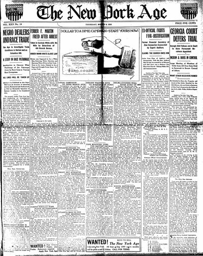 New York Age, Mar 9, 1916