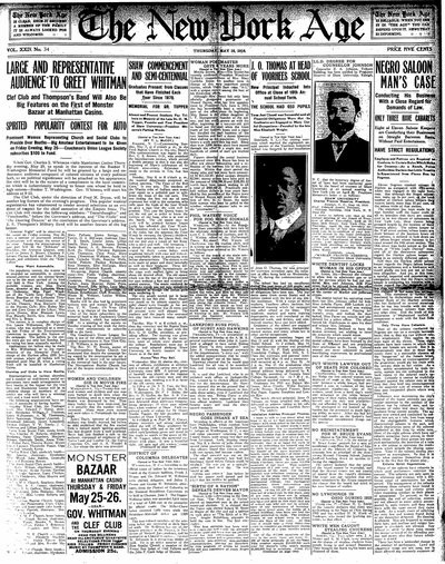 New York Age, May 18, 1916