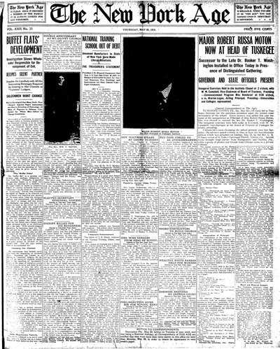 New York Age, May 25, 1916