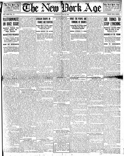 New York Age, Jun 22, 1916