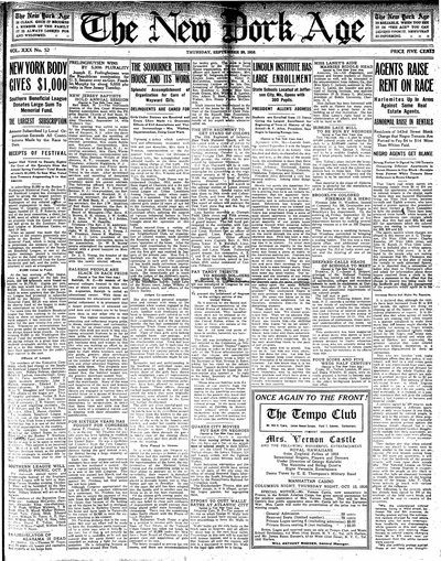 New York Age, Sep 28, 1916