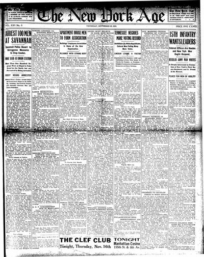 New York Age, Nov 16, 1916