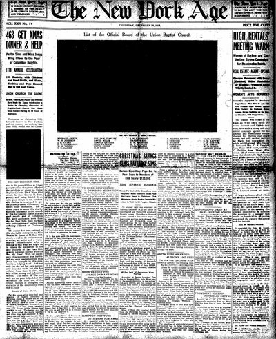 New York Age, Dec 28, 1916