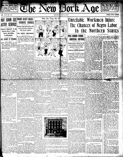 New York Age, May 10, 1917