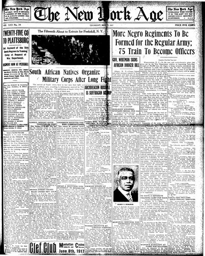 New York Age, May 17, 1917
