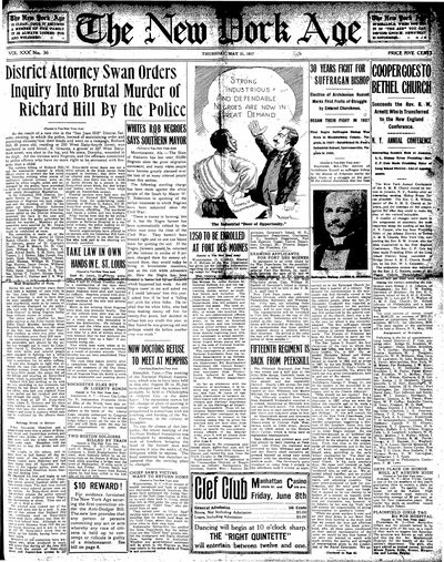 New York Age, May 31, 1917