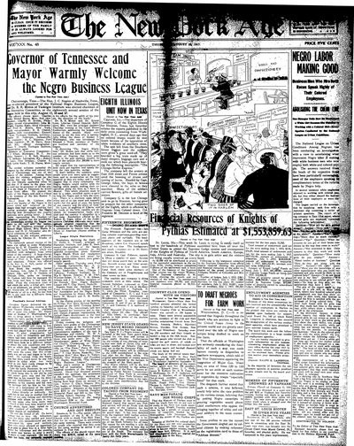 New York Age, Aug 23, 1917