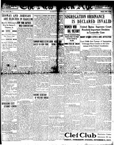 New York Age, Nov 8, 1917