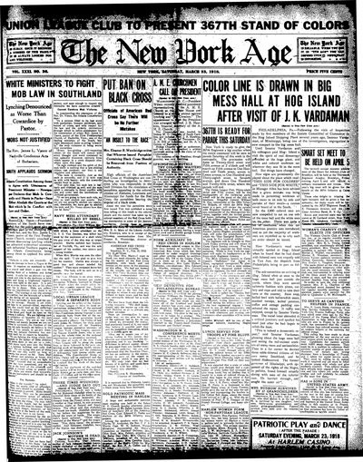 New York Age, Mar 23, 1918