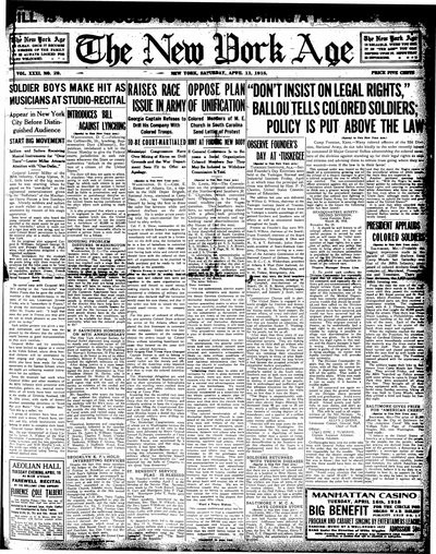 New York Age, Apr 13, 1918