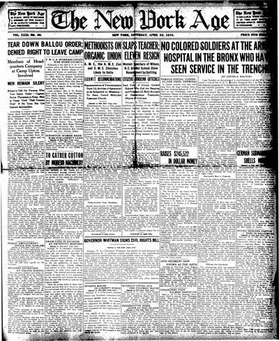 New York Age, Apr 20, 1918