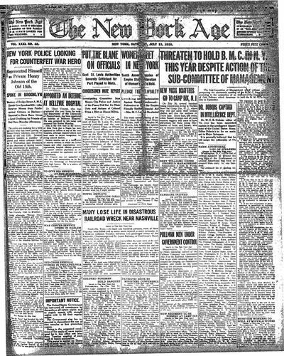 New York Age, Jul 13, 1918