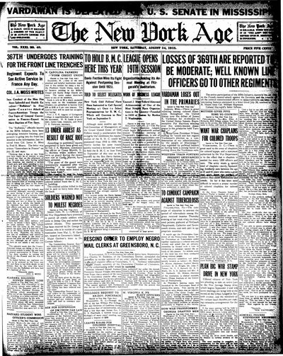 New York Age, Aug 24, 1918