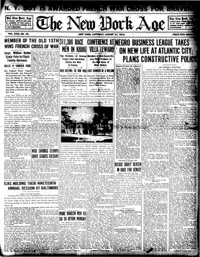 New York Age, Aug 31, 1918