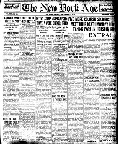 New York Age, Sep 21, 1918