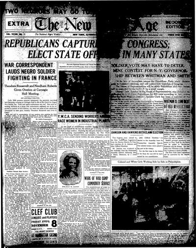 New York Age, Nov 9, 1918