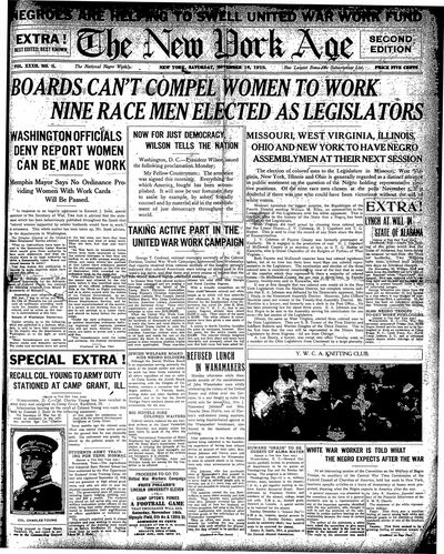 New York Age, Nov 16, 1918