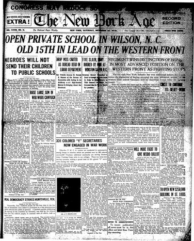 New York Age, Nov 23, 1918