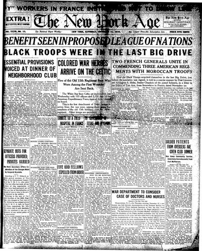 New York Age, Dec 21, 1918