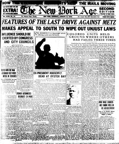 New York Age, Jan 11, 1919