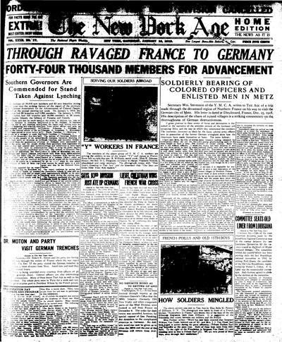New York Age, Jan 18, 1919
