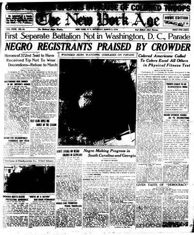 New York Age, Mar 8, 1919