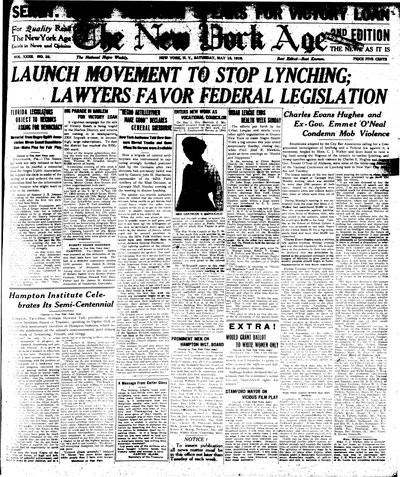 New York Age, May 10, 1919
