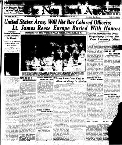New York Age, May 17, 1919