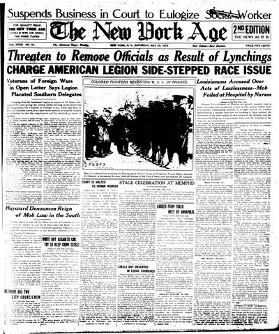 New York Age, May 24, 1919