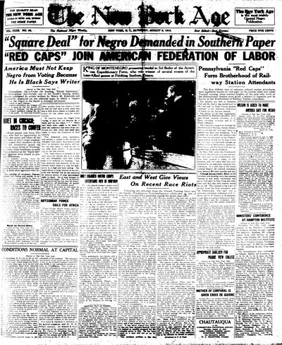 New York Age, Aug 9, 1919