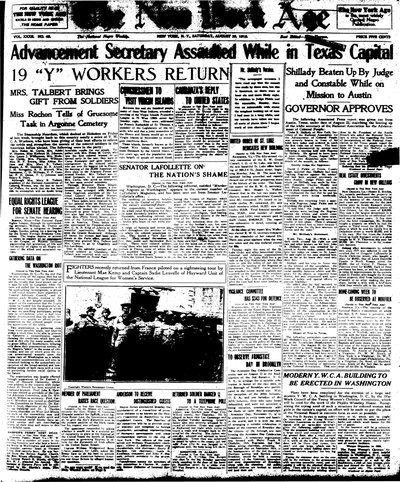 New York Age, Aug 30, 1919