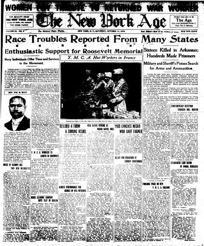 New York Age, Oct 11, 1919